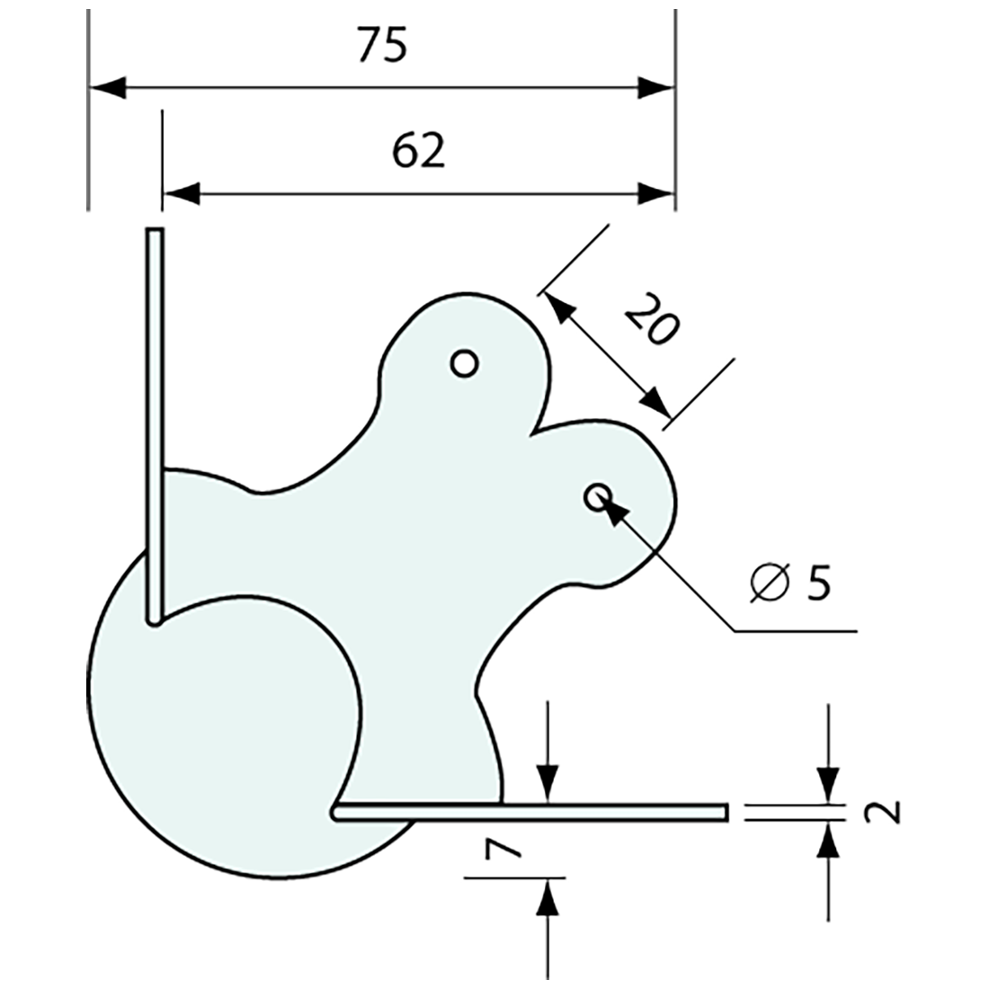 Case Corner Stainless Steel